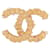 Otras joyas NUEVO BROCHE LOGO CC CHANEL PERLAS STRASS MULTICOLOR EN METAL DORADO  ref.1524480