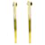 Boucles d'oreilles Cartier Trinity en or jaune 18K Doré  ref.1524593