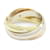 Anel Trinity da Cartier com diamantes Ouro branco Ouro amarelo Ouro rosa  ref.1524618