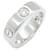 Anel Cartier Love 3P Diamante em Ouro Branco Dourado  ref.1525125