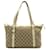 Sac fourre-tout Gucci Ivy Line Toile Marron Blanc  ref.1525126