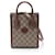 Gucci GG Supreme Tote Bag Brown Beige Leather Cloth  ref.1525195