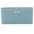 Hermès Hermes Bearn Soufflet Bi-fold Long Wallet Blue Leather  ref.1525238