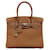 Hermès Hermes Birkin 30 Gold Handbag Brown Golden Leather  ref.1525265