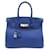 Sac à main Hermès Birkin 30 en cuir Togo bleu  ref.1525266