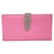 Cartera larga bi-fold Souffle Verso Bearn de Hermès Rosa Diamante  ref.1525295