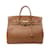 Sac à main Hermès Birkin 40 or Cuir Marron  ref.1525316