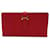 Portefeuille long bi-fold Soufflet Bearn d'Hermès Cuir Rouge  ref.1525321