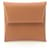 Hermès Hermes Bastia Coin Purse in Brown Epsom Leather  ref.1525328