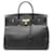 Sac à main Hermès Birkin 40 en cuir Ardennes noir  ref.1525330