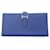 Portefeuille long bi-fold Soufflet Bearn d'Hermès Cuir Bleu  ref.1525331