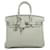 Hermès Bolsa Hermes Birkin 25 em couro Togo cinza Marrom  ref.1525334