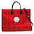 Gucci Wool and Leather Tote Bag Black Red  ref.1525352