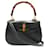 Gucci Bamboo 2-Way Shoulder Bag Black Leather  ref.1525356