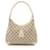 Gucci Abby GG Canvas Shoulder Bag White Beige Leather Cloth  ref.1525370