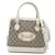 Bolsa de Ombro Gucci 2 em 1 Branco Bege Couro Lona  ref.1525374