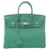 Hermès Bolsa Hermes Birkin 25 Verde Vertigo  ref.1525384