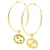 Gucci 18K Yellow Gold Hoop Earrings Golden  ref.1525388