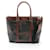 Sac fourre-tout Coach en kaki et marron Cuir Plastique Multicolore  ref.1525393