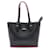 Christian Louboutin KABIKER Small Tote Bag Black Red Leather Rubber  ref.1525410