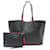 Christian Louboutin Cabata Small Tote Bag Black Red Leather  ref.1525415