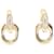 Pendientes Duo Link Cassandra de Yves Saint Laurent Plata Dorado Acero Chapado en oro  ref.1525428