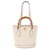 Bolsa Tote Gucci Bamboo Bege Couro  ref.1525469