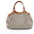 Gucci Sukey Diamante Handbag Brown Beige Leather Cloth  ref.1525485