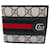 Gucci Bi-fold Wallet in Coated Canvas Beige Navy blue Cloth  ref.1525505