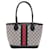 Sac tote Gucci Ophidia GG Supreme Small Cuir Toile Noir Multicolore  ref.1525553