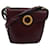 Céline Borsa a spalla CELINE Circle in pelle rossa Auth am6497 Rosso  ref.1525734