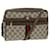 Sac à épaule GUCCI GG Canvas Web Sherry Line en cuir PVC beige et rouge Auth yk13472 Vert  ref.1525755