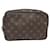 LOUIS VUITTON Monogram Trousse Toilette 23 Sac Clutch M47524 LV Auth am6428 Monogramme  ref.1525760