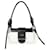 Prada Black White City Calfskin Sidonie Shoulder Bag Leather  ref.1525931