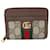 Porte-monnaie Gucci en beige et marron Cuir Toile  ref.1526028