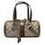 Sac Boston Small Ophidia de GUCCI Toile Plastique Marron  ref.1526042