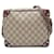 Gucci GG Supreme Shoulder Bag Beige Dark brown Cloth  ref.1526043