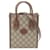 Sac fourre-tout Gucci GG Supreme Cuir Toile Plastique Marron Beige  ref.1526051