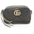 Bolso de Hombro Gucci GG Marmont Negro Cuero  ref.1526070