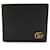 Portefeuille bi-fold Gucci GG Marmont Cuir Noir  ref.1526126