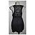 Abito mini Ermanno Scervino nero in seta e cotone - vista 4