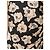 Emanuel Ungaro Top in seta nera floreale Ungaro Nero Beige Sabbia - vista 5