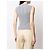 Giorgio Armani graue ärmellose Bluse - Ansicht 4