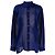 Comme Des Garcons Camicia in seta blu Comme des Garçons