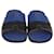 Hermès Hermes Blue/Black Izmir Sandals Leather  ref.1526283