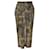 Pantalons droits imprimés marron Christian Dior Coton  ref.1526325