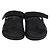 Hermès Sandales plates Chypre noires Hermes