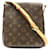 Bolso de hombro Musette Salsa en monograma marrón de Louis Vuitton con correa corta Castaño Lienzo  ref.1526497