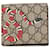 Petit portefeuille Gucci GG Supreme King Snake gris Toile  ref.1526501