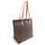 Borsa tote Cabas Mezzo in monogramma marrone Louis Vuitton - vista 2